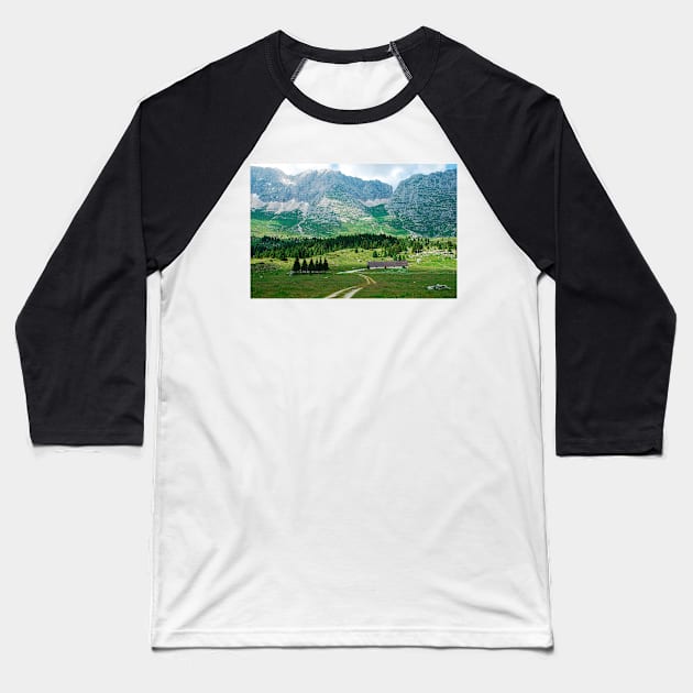 Altiplano de Montasio Baseball T-Shirt by jojobob